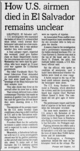 1991 1 5 Pittsburg Press How U.S. airmen died in El Salvador remains unclear